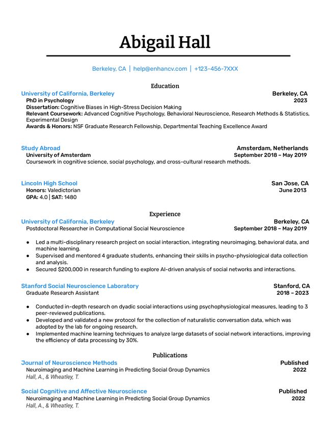 Resume Template