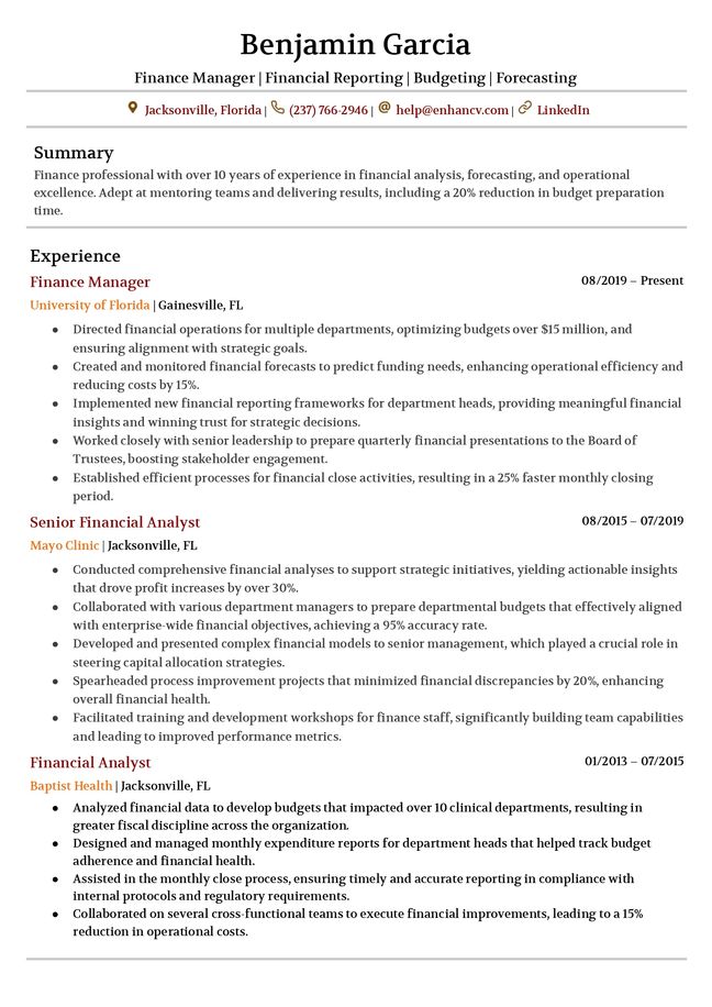 Resume Template