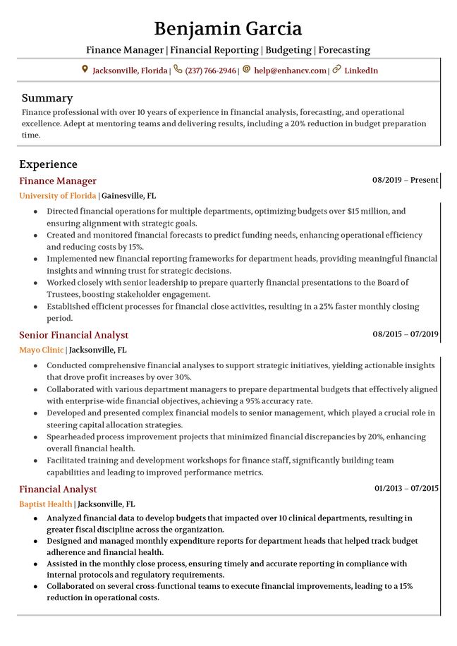 Resume Template