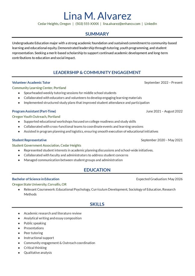 Resume Template