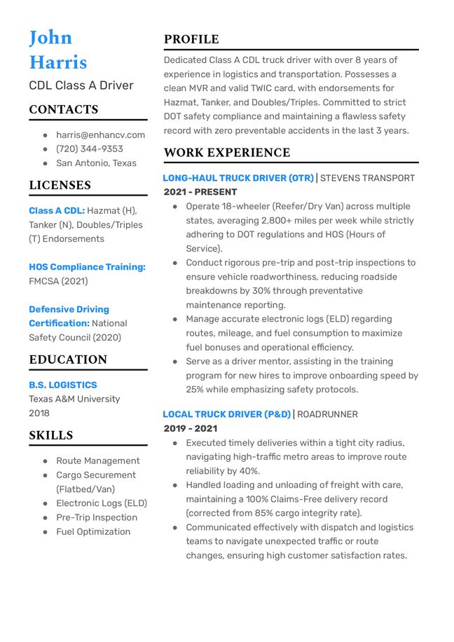 Resume Template