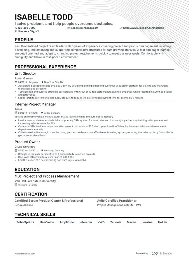 Basic or Simple Resume Templates [Word & PDF] Free Download