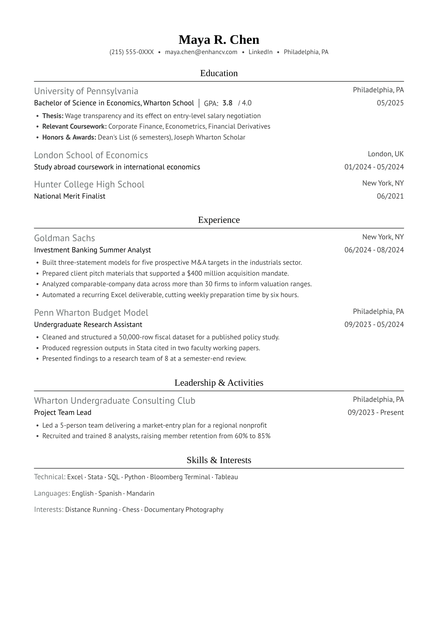 Resume Template