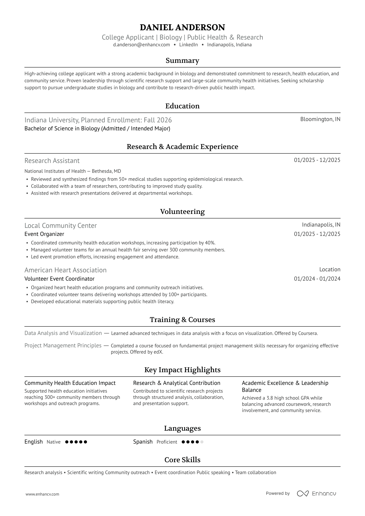 Resume Template