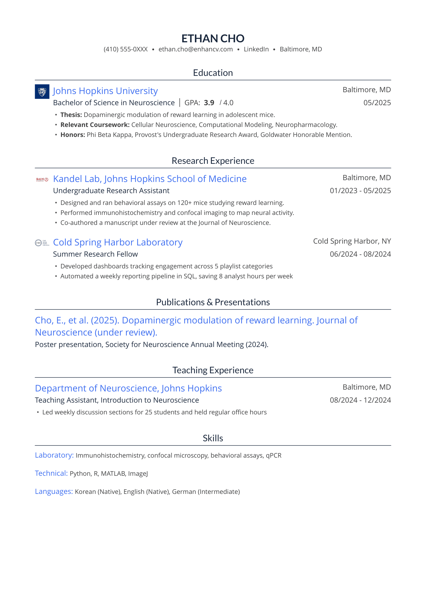 Resume Template