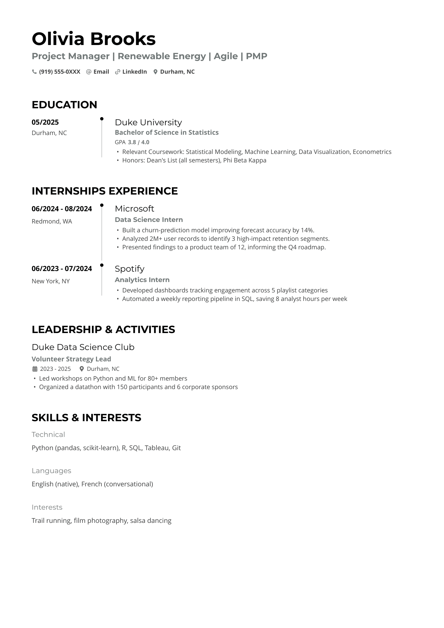 Resume Template