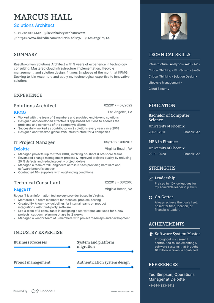 5 Accenture Resume Examples Guide For 2023 5 Accenture Resume Examples Guide For 2023