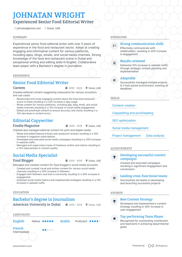 5 Content Manager Resume Examples & Guide for 2023