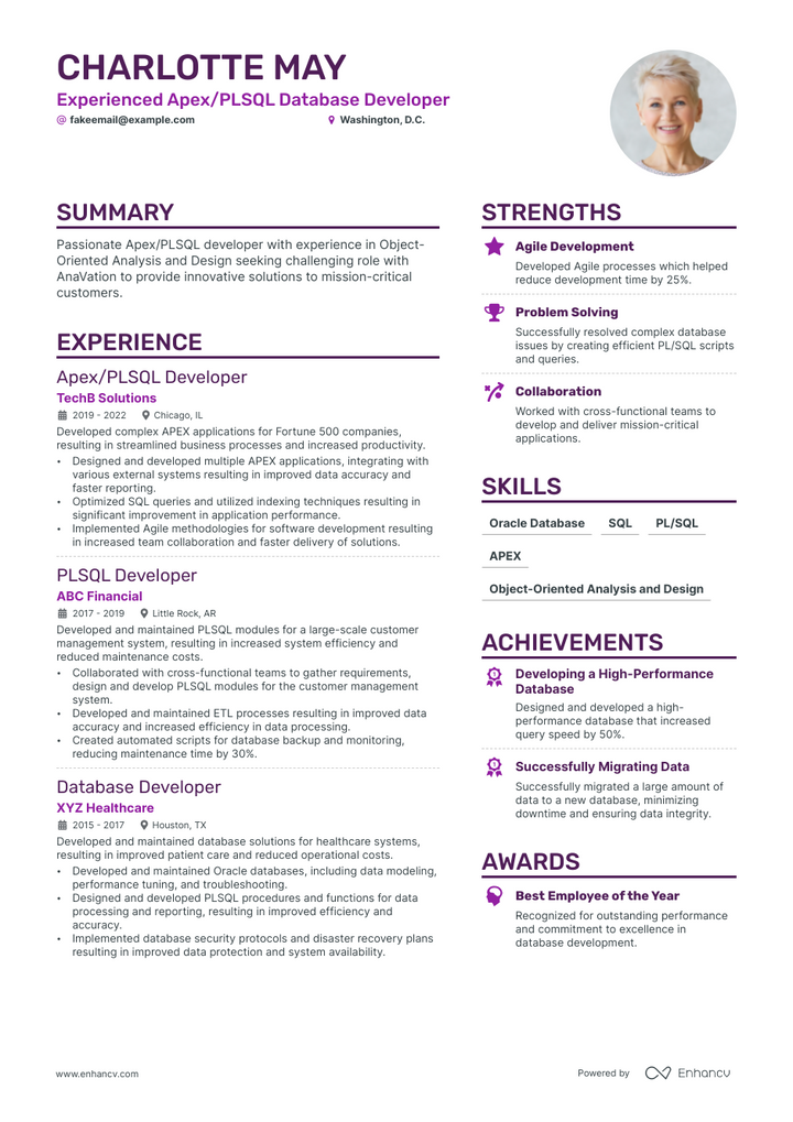 5 Database Developer Resume Examples & Guide for 2023