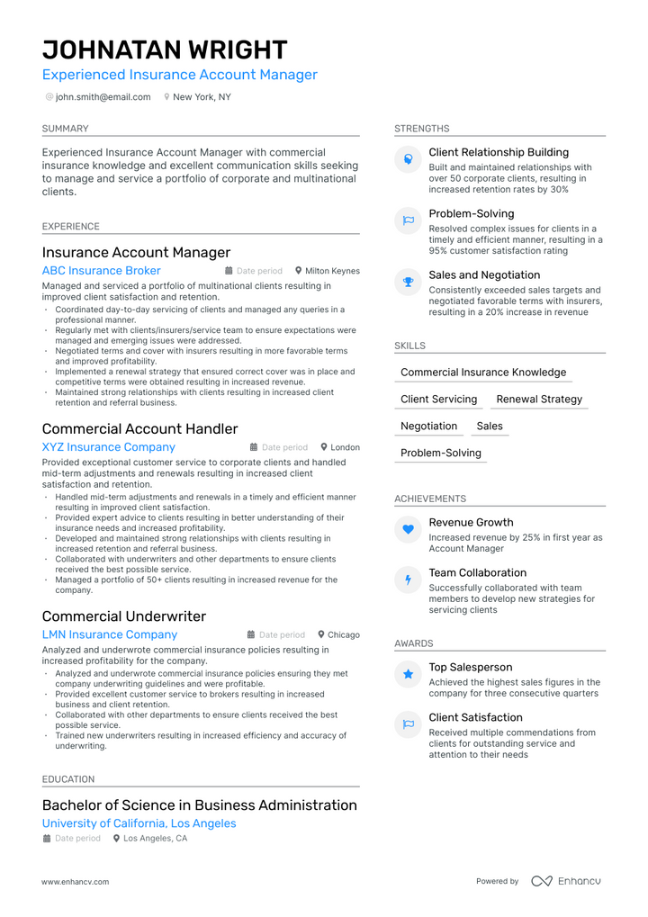 5-insurance-account-manager-resume-examples-guide-for-2023