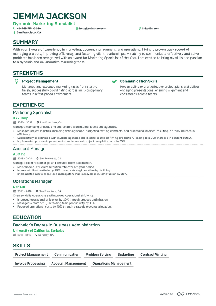 5 Marketing Associate Resume Examples & Guide for 2023