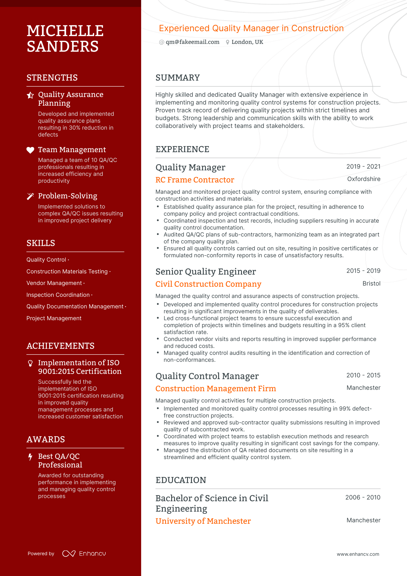 5 QA Manager Resume Examples & Guide for 2023