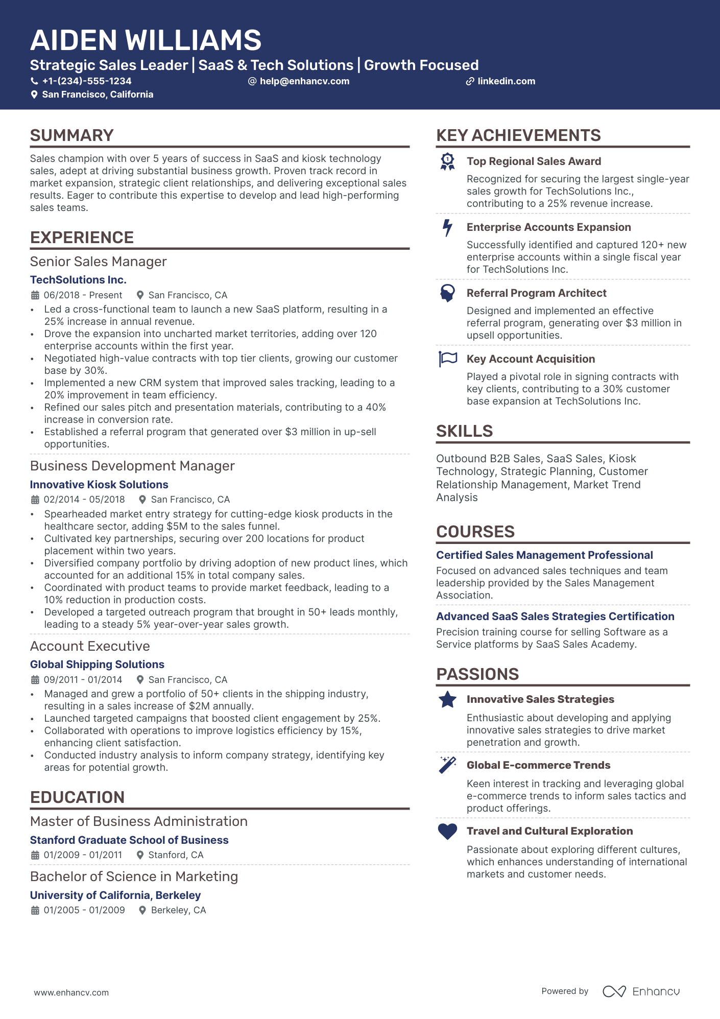 10 National Sales Manager Resume Examples & Guide for 2026