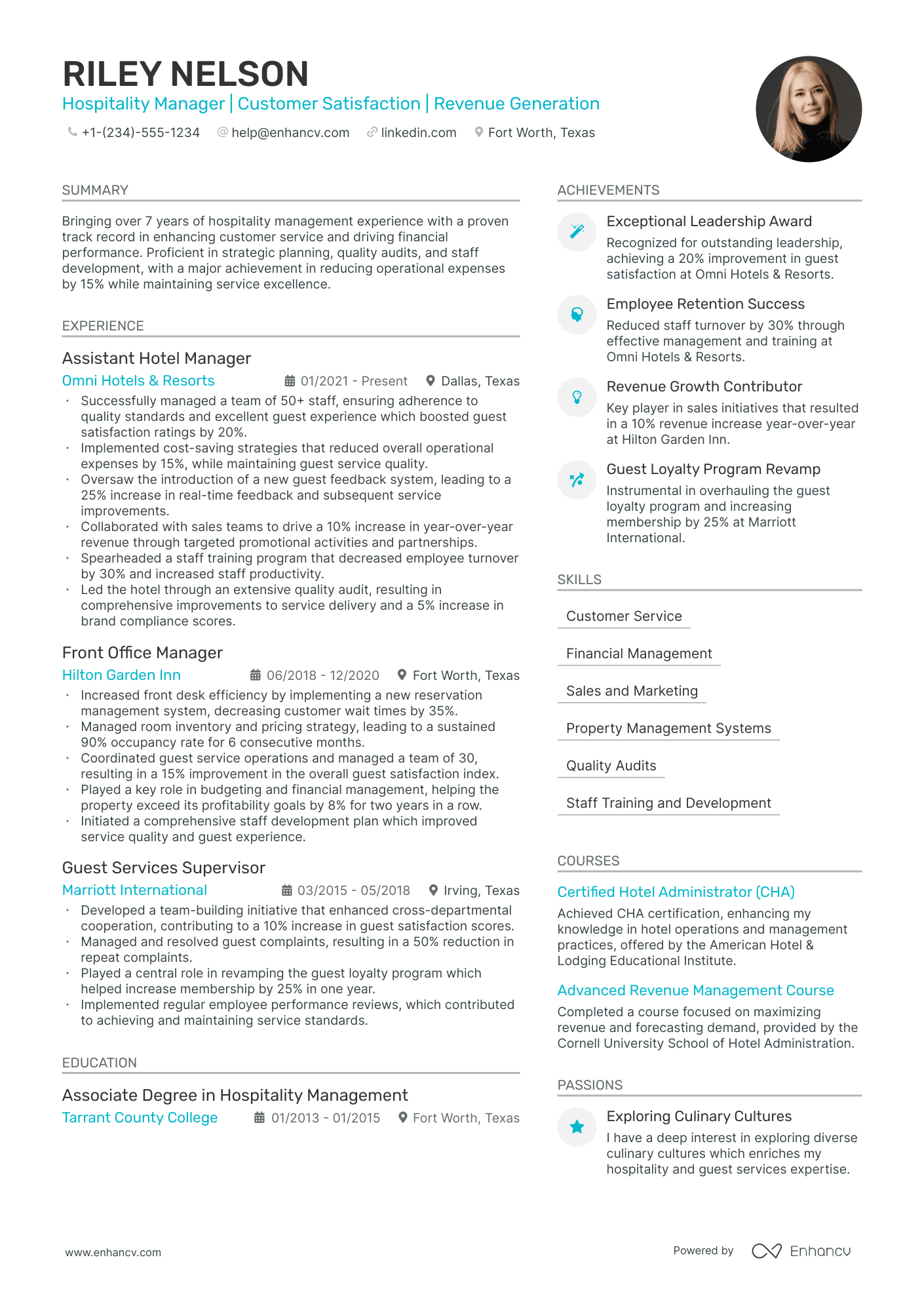 5 Assistant General Manager Resume Examples & Guide for 2024