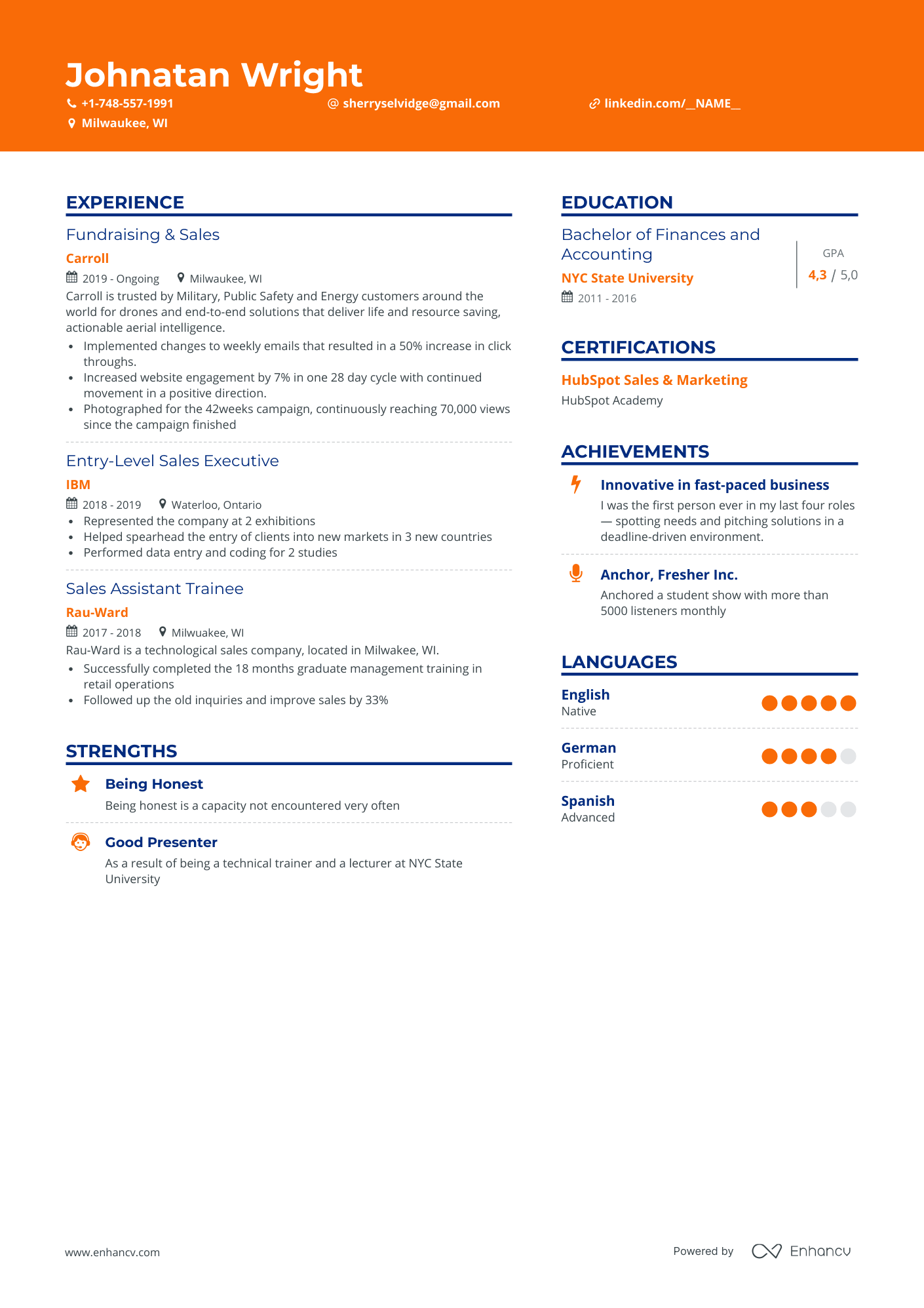 5 Entry Level Resume Examples & Guide for 2023