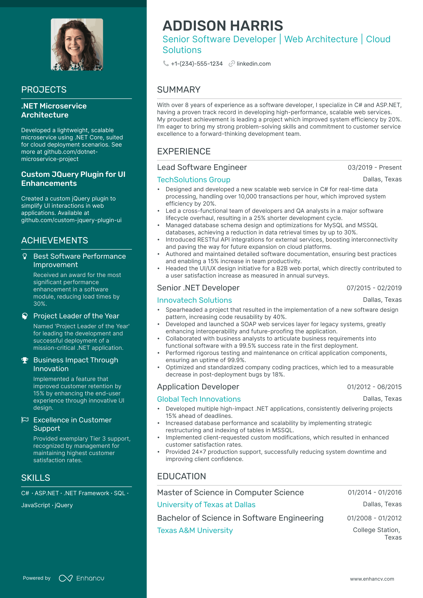 5 Junior Web Developer Resume Examples & Guide for 2024