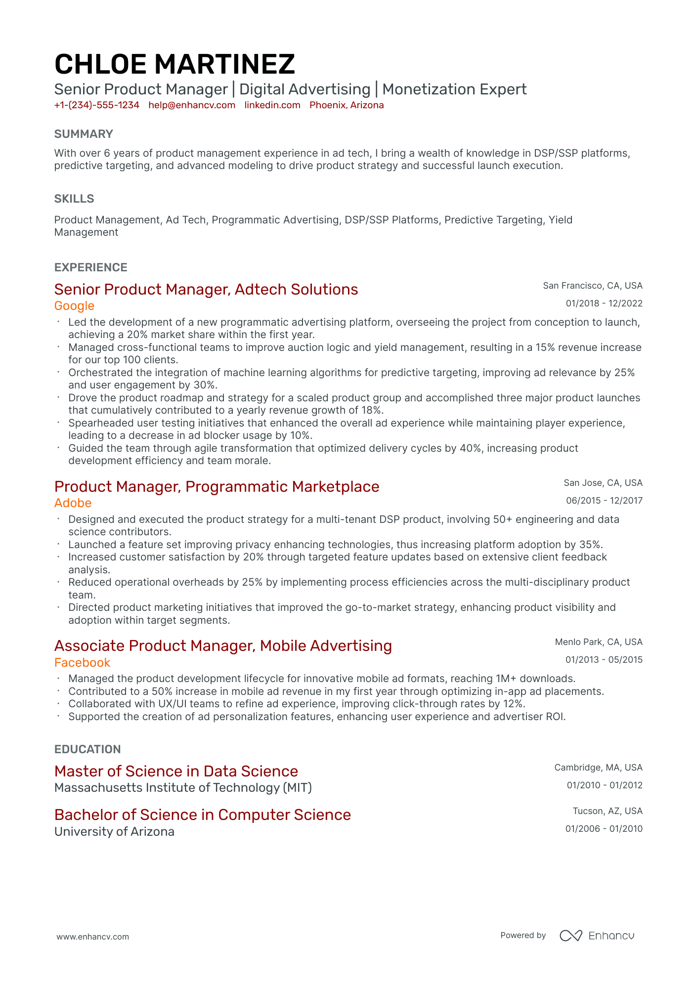 10 Principal Product Manager Resume Examples & Guide for 2026