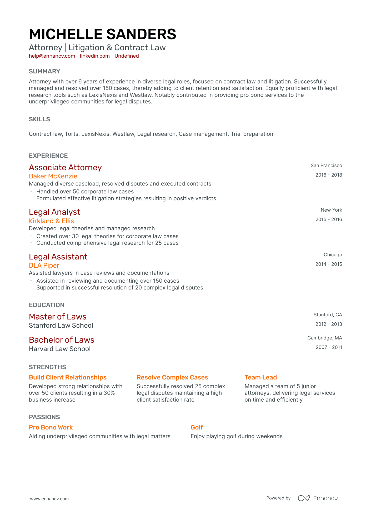 10 Entry-Level Attorney Resume Examples & Guide for 2026