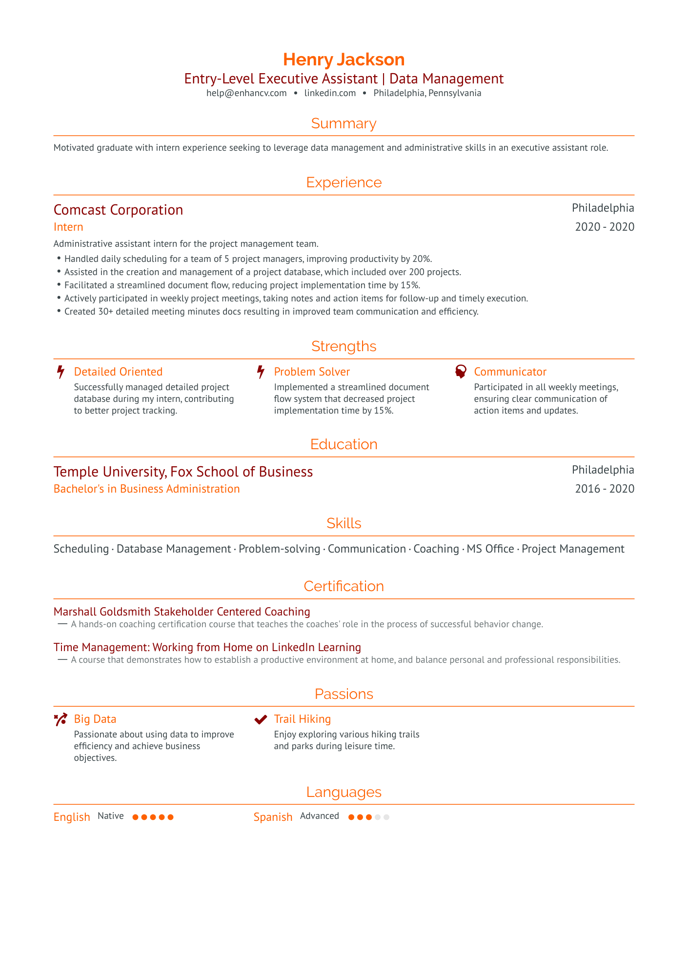 7 Executive Assistant Resume Examples & Guide for 2024