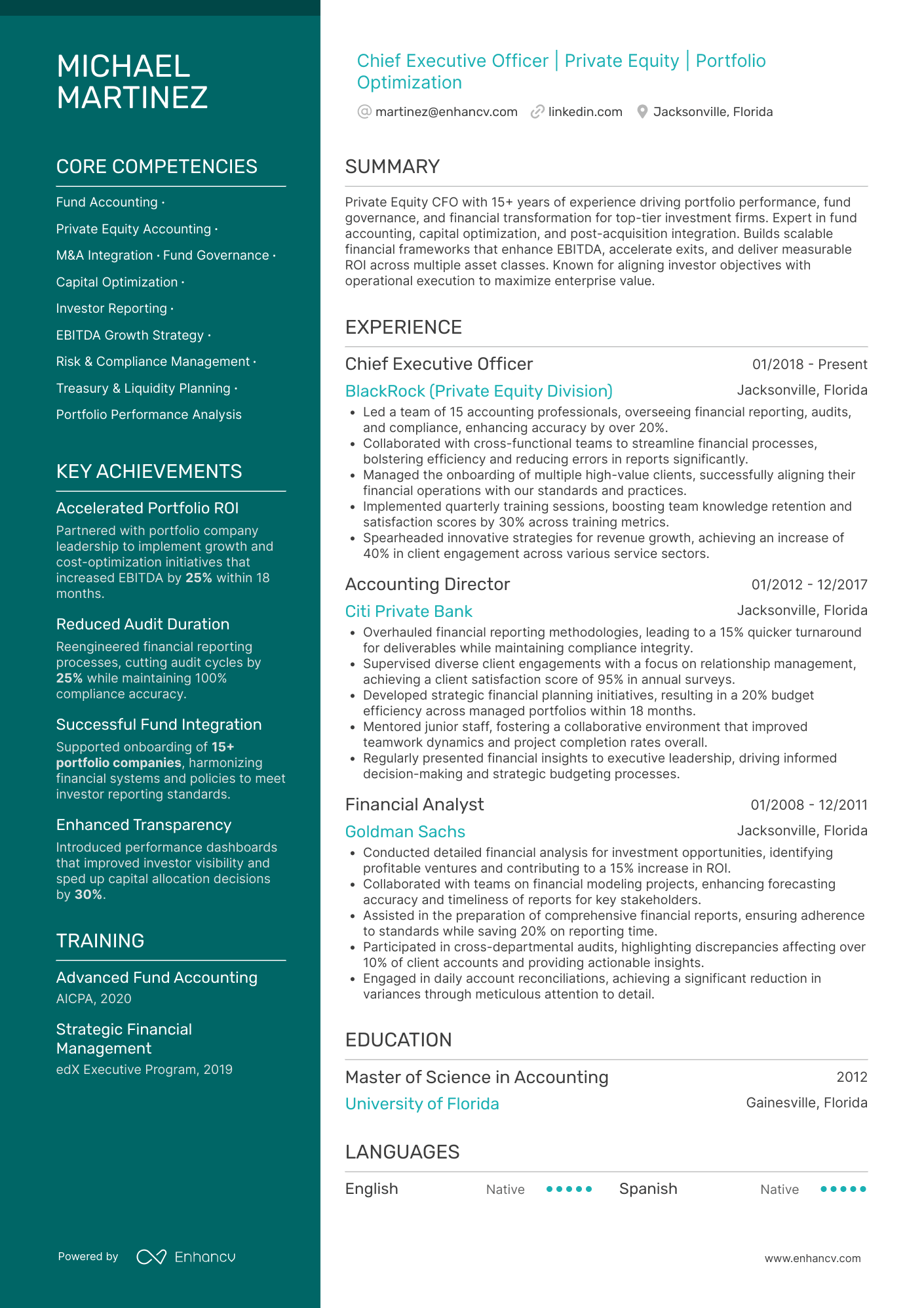 Cfo Bio Sample 11 CFO Resume Examples & Guide for 2026