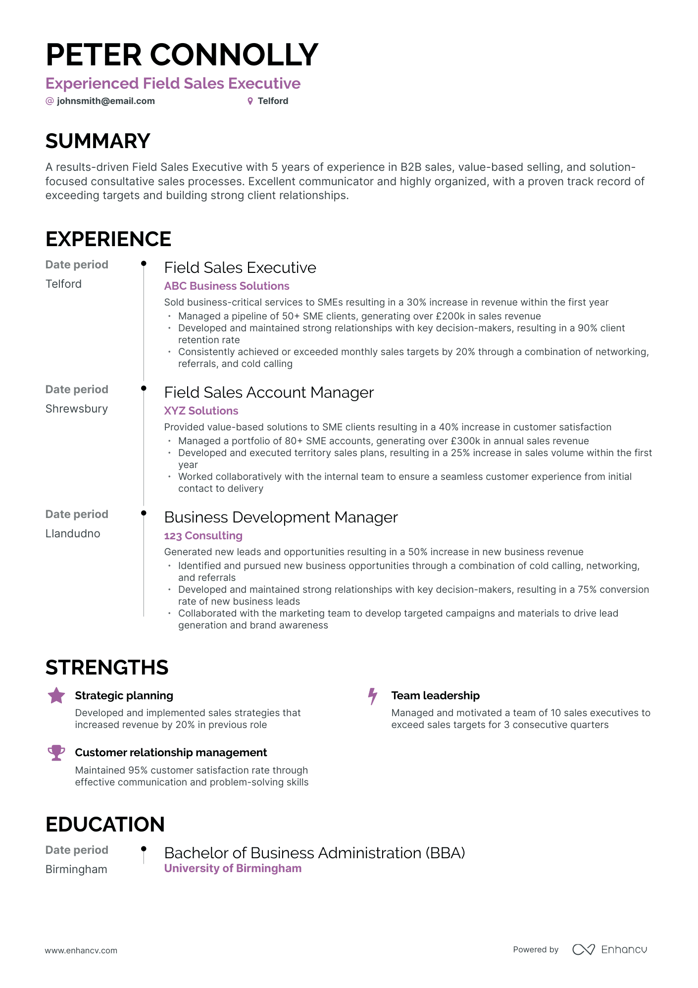 5 Executive Manager Resume Examples & Guide for 2024