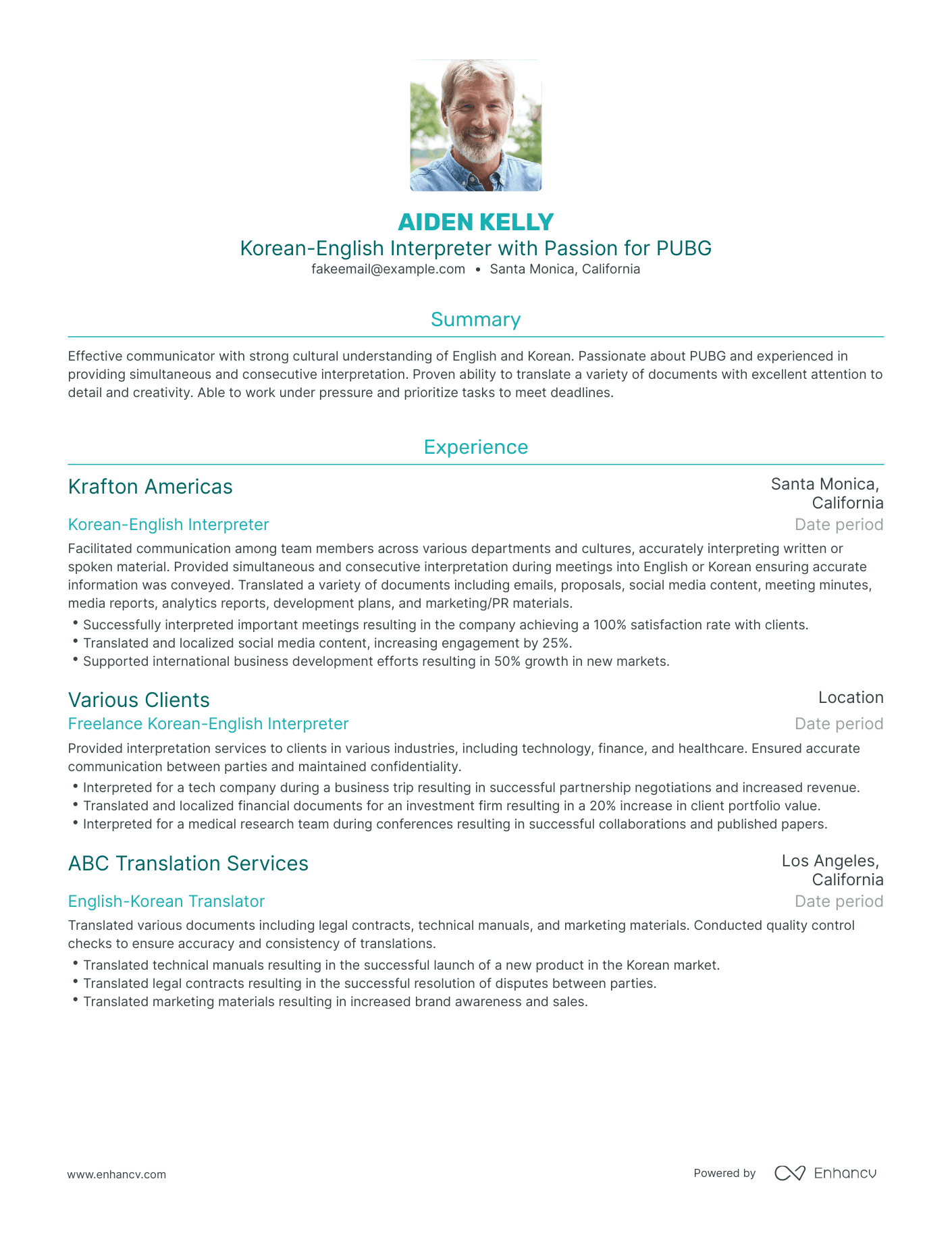6 Interpreter Resume Examples & Guide for 2023
