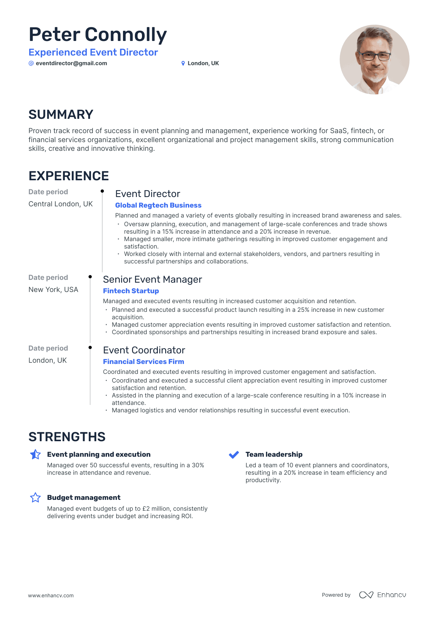 5 Event Director Resume Examples & Guide For 2023