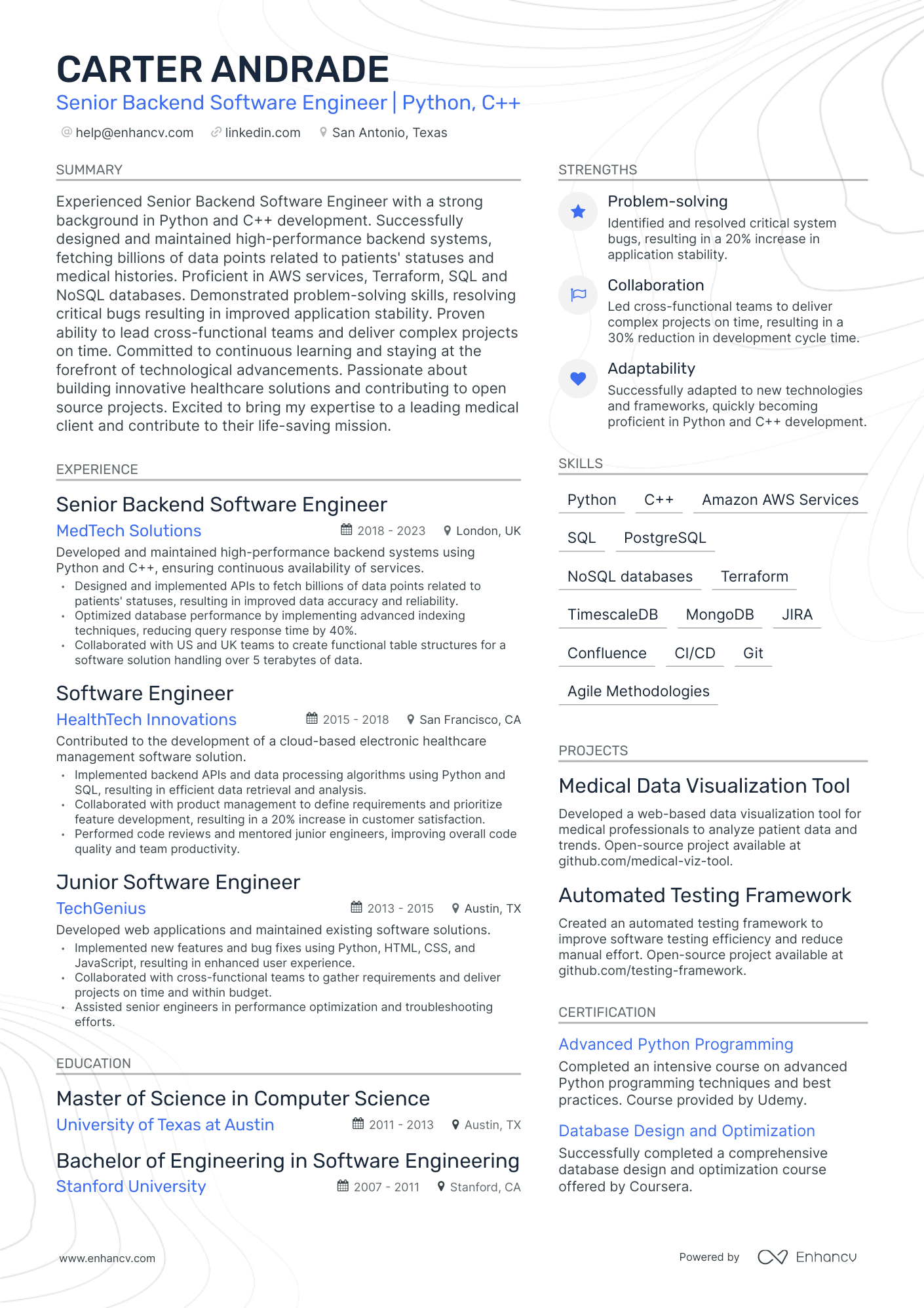 5 Aws Developer Resume Examples And Guide For 2023