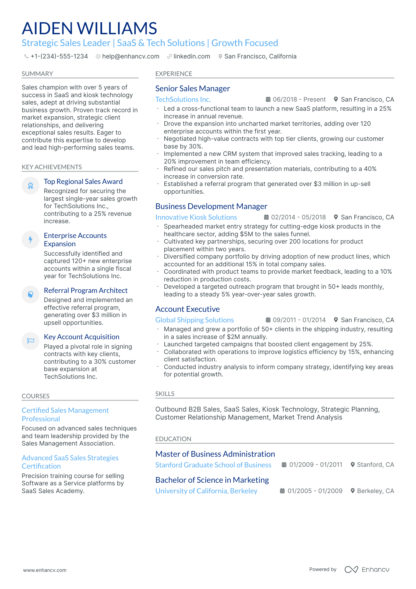 10 National Sales Manager Resume Examples & Guide for 2026