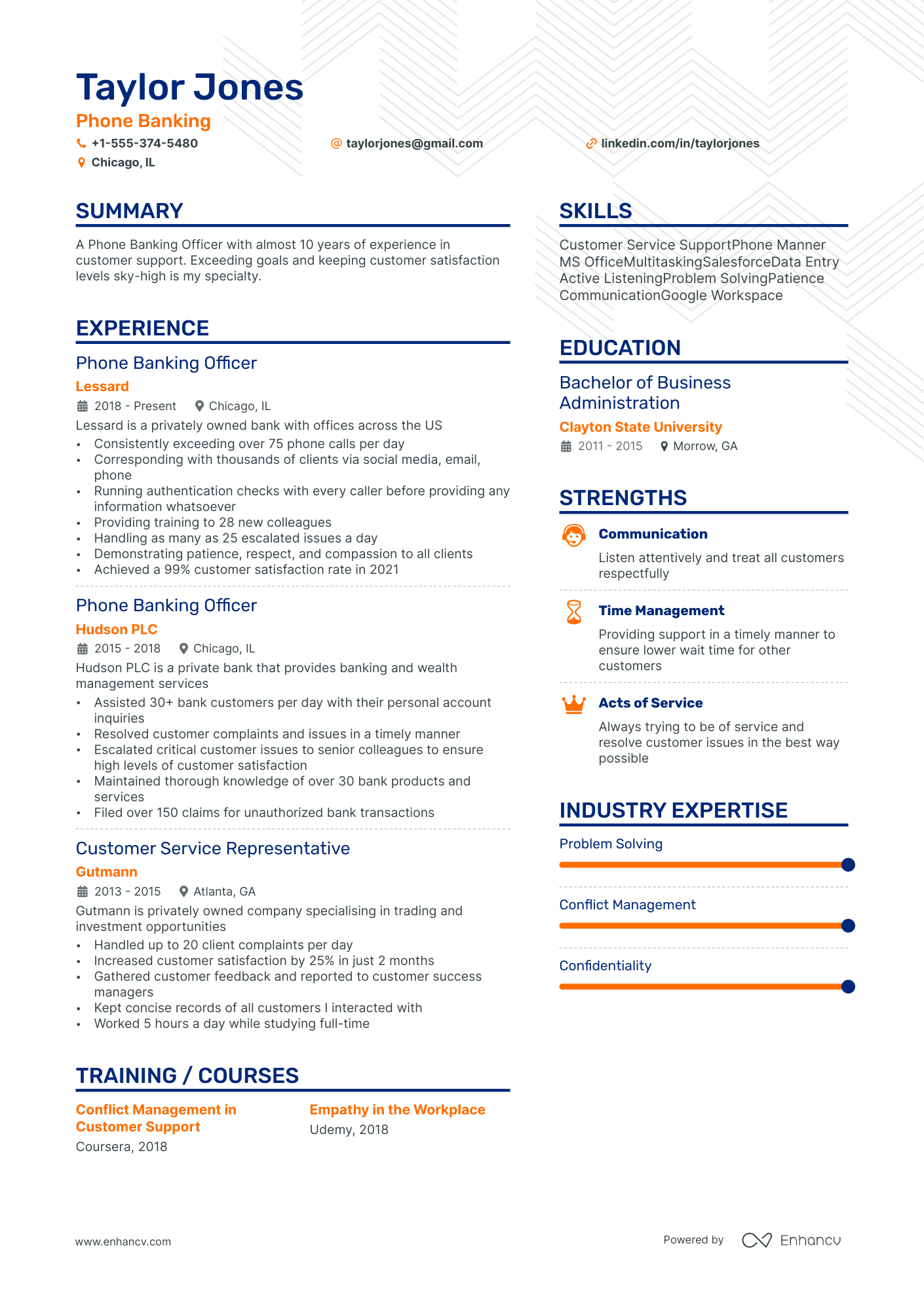 6 Banking Resume Examples & Guide for 2024