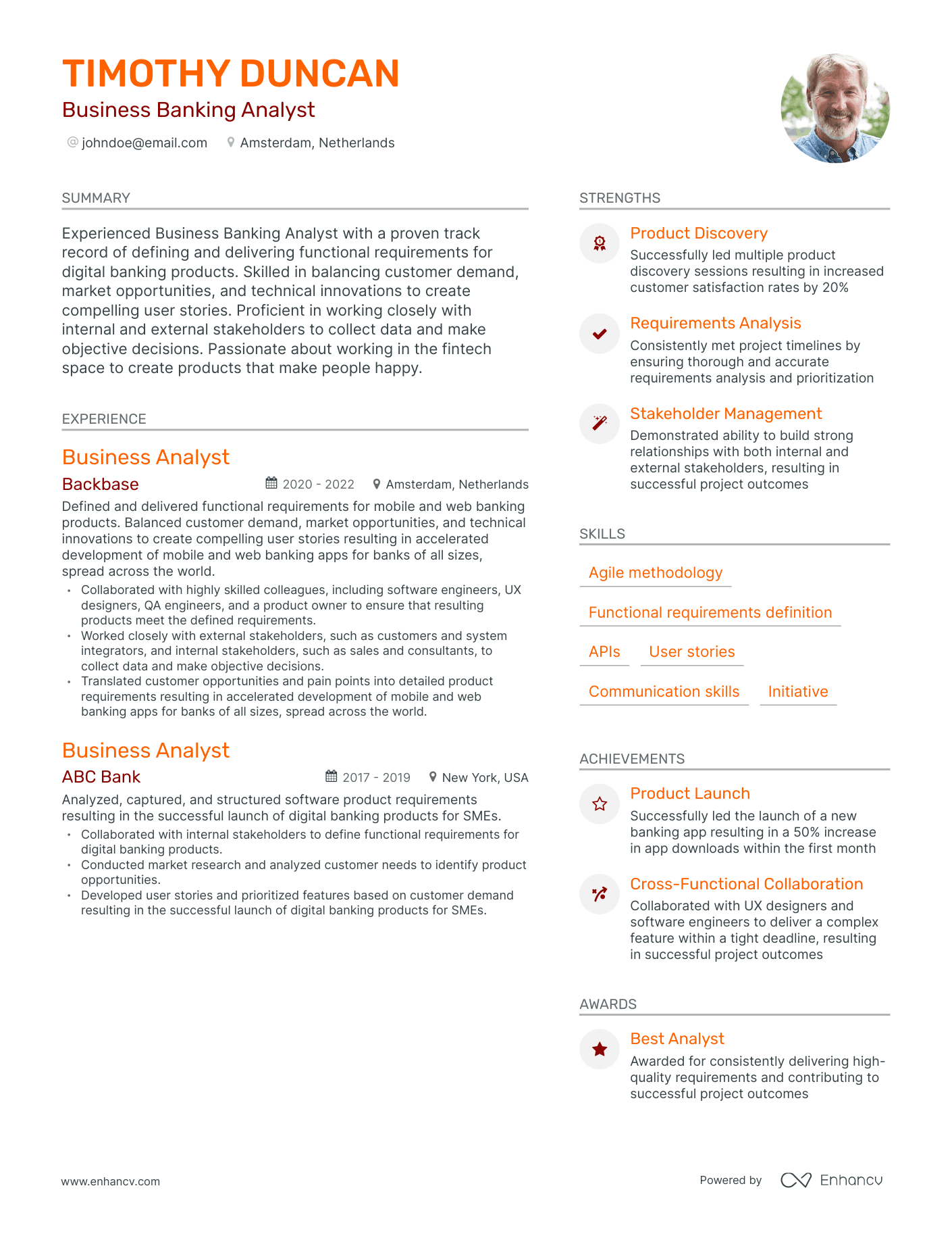 5 Banking Business Analyst Resume Examples & Guide for 2024