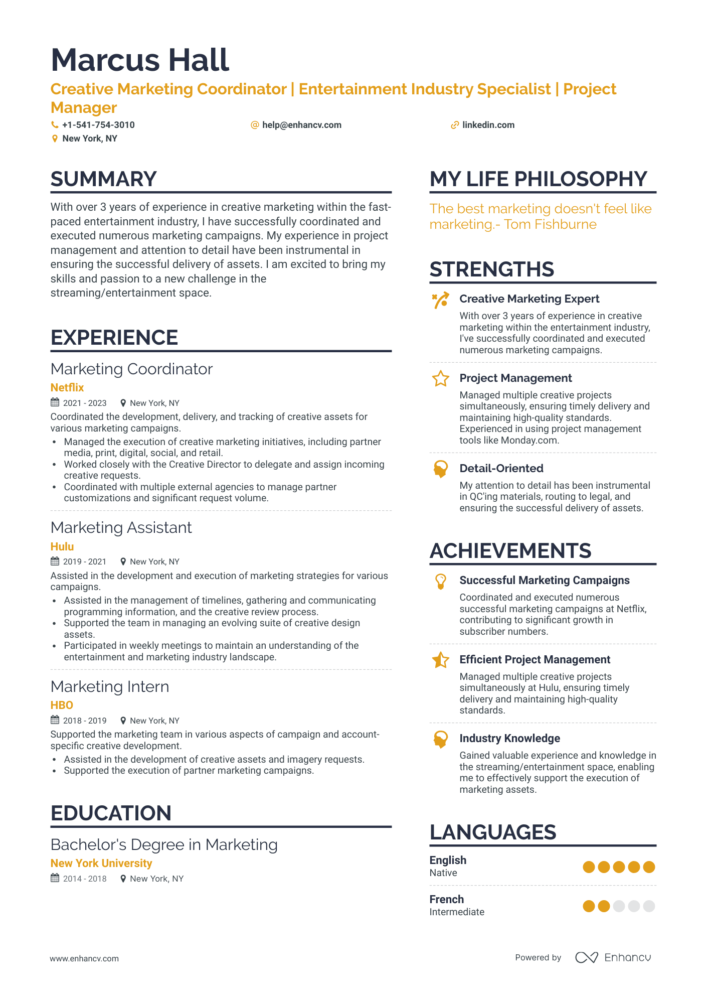 5 Creative Marketing Resume Examples & Guide for 2024