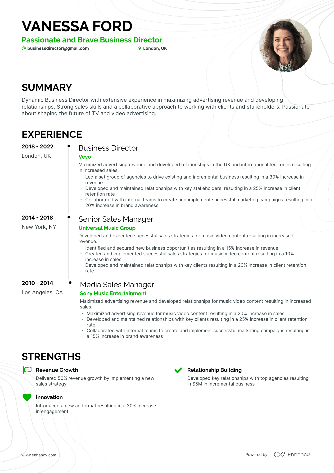 5 Business Director Resume Examples & Guide for 2024