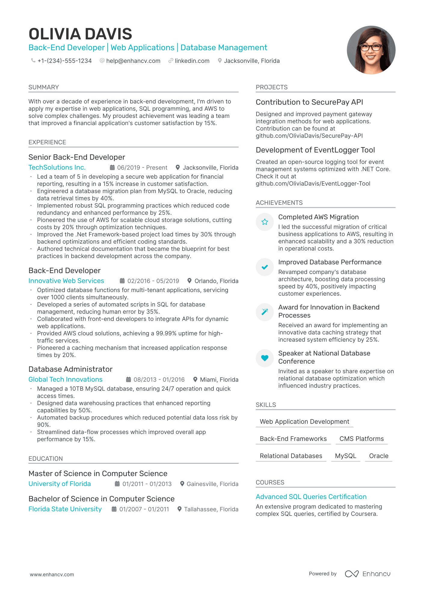 5 Freelance Developer Resume Examples & Guide for 2024