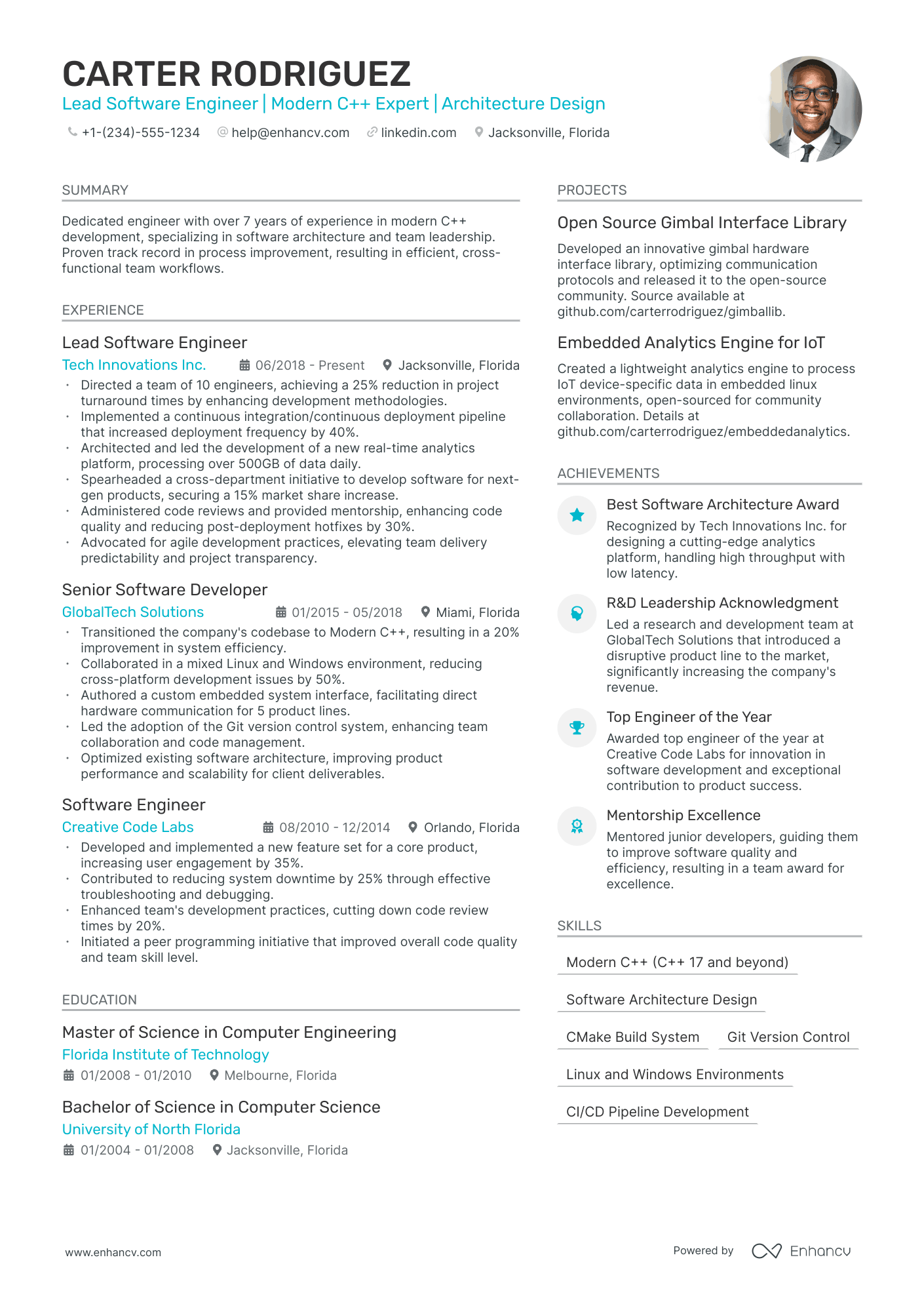 5 Software Team Lead Resume Examples & Guide for 2024