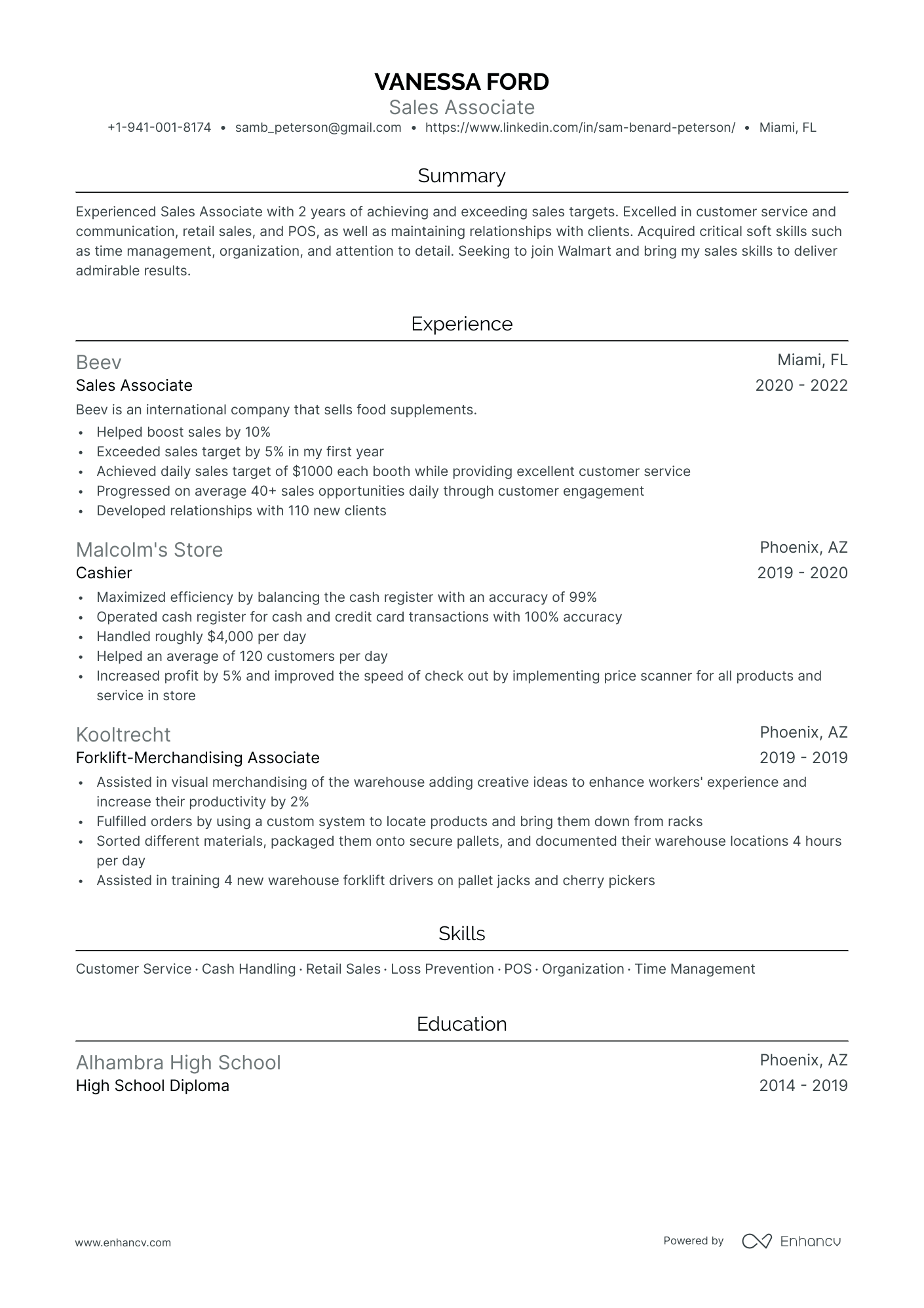 5 Walmart Resume Examples amp Guide - AHR0cHM6Ly9jZG4uZW5oYW5jdi5jb20vcHJlZGVmaW5lZC1leGFtcGxlcy90RkFacDNIeU8yZzV2b3VxRnpXRUUyR010dWxMZG1YUEdUcXVReGVBL2ltYWdlLnBuZw~~. 
