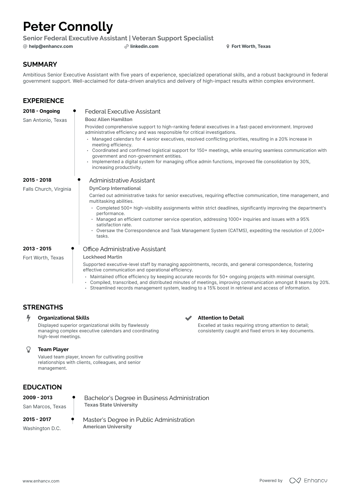 5 Senior Executive Assistant Resume Examples & Guide for 2024