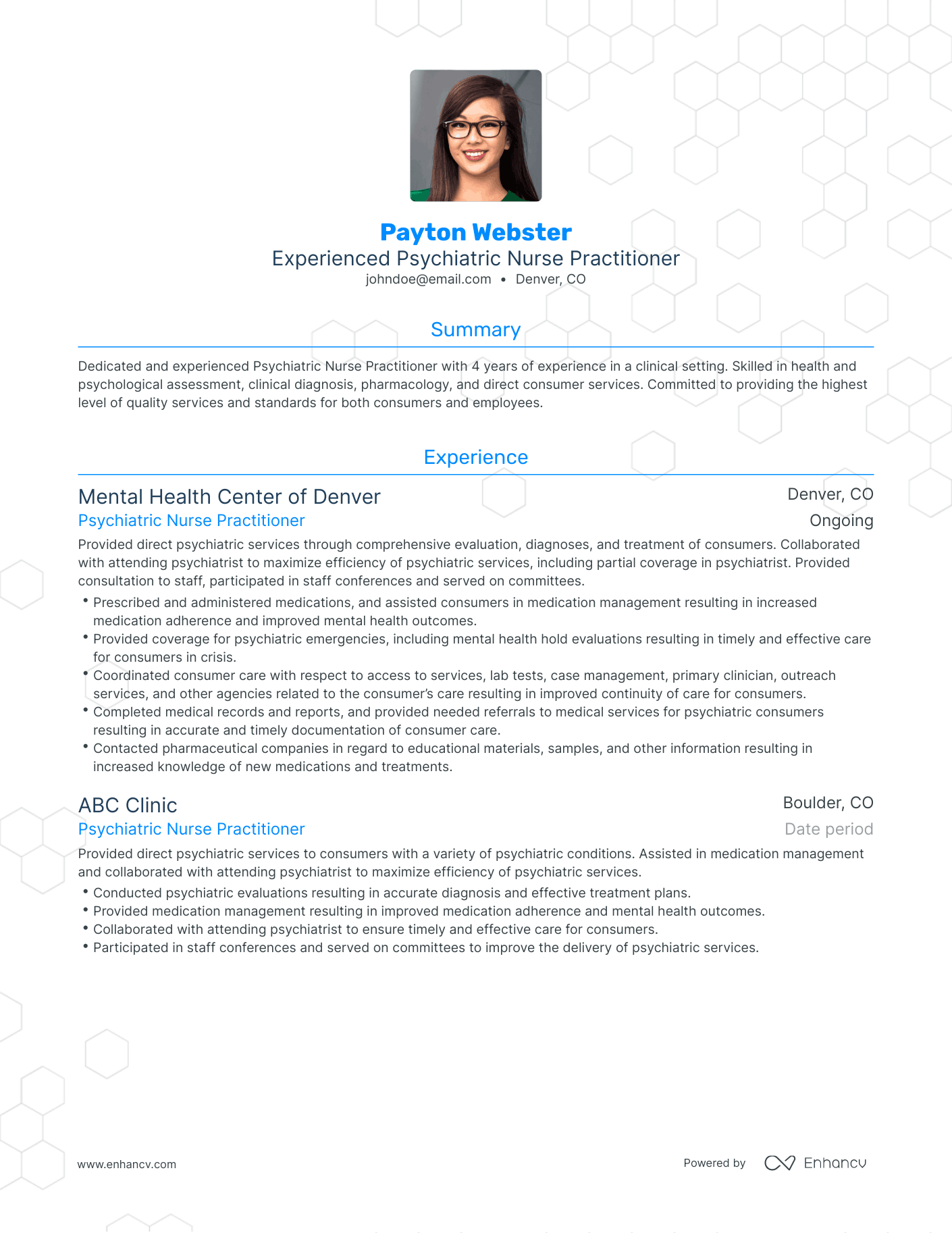 5 Psychiatrist Resume Examples - AHR0cHM6Ly9jZG4uZW5oYW5jdi5jb20vcHJlZGVmaW5lZC1leGFtcGxlcy90eEVYMHBCRDFzeENldnNmaTcybXFzQWhnSGlBQmpocmh5ZnVmY3VBL2ltYWdlLnBuZw~~. 