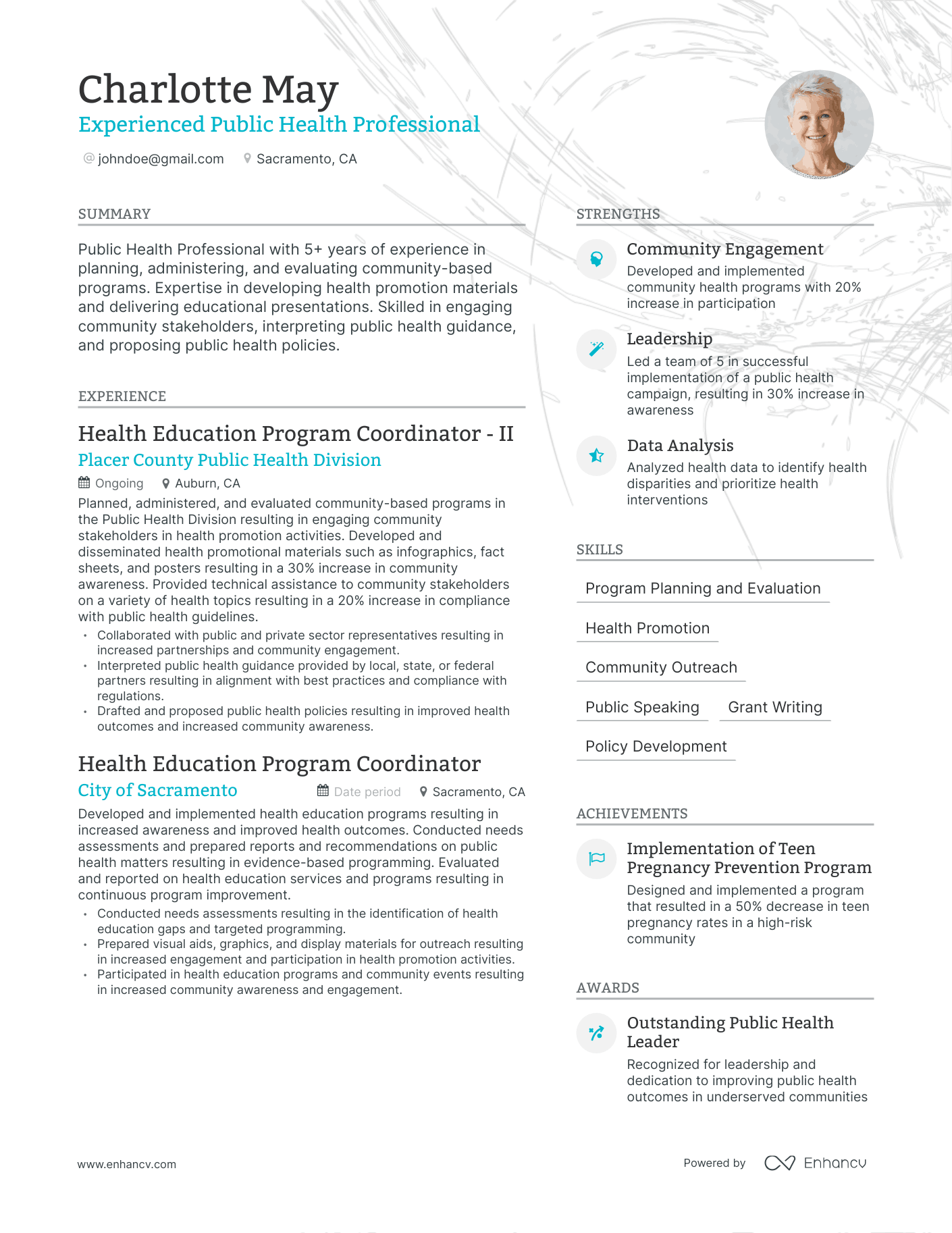 5 Public Health Resume Examples & Guide for 2023