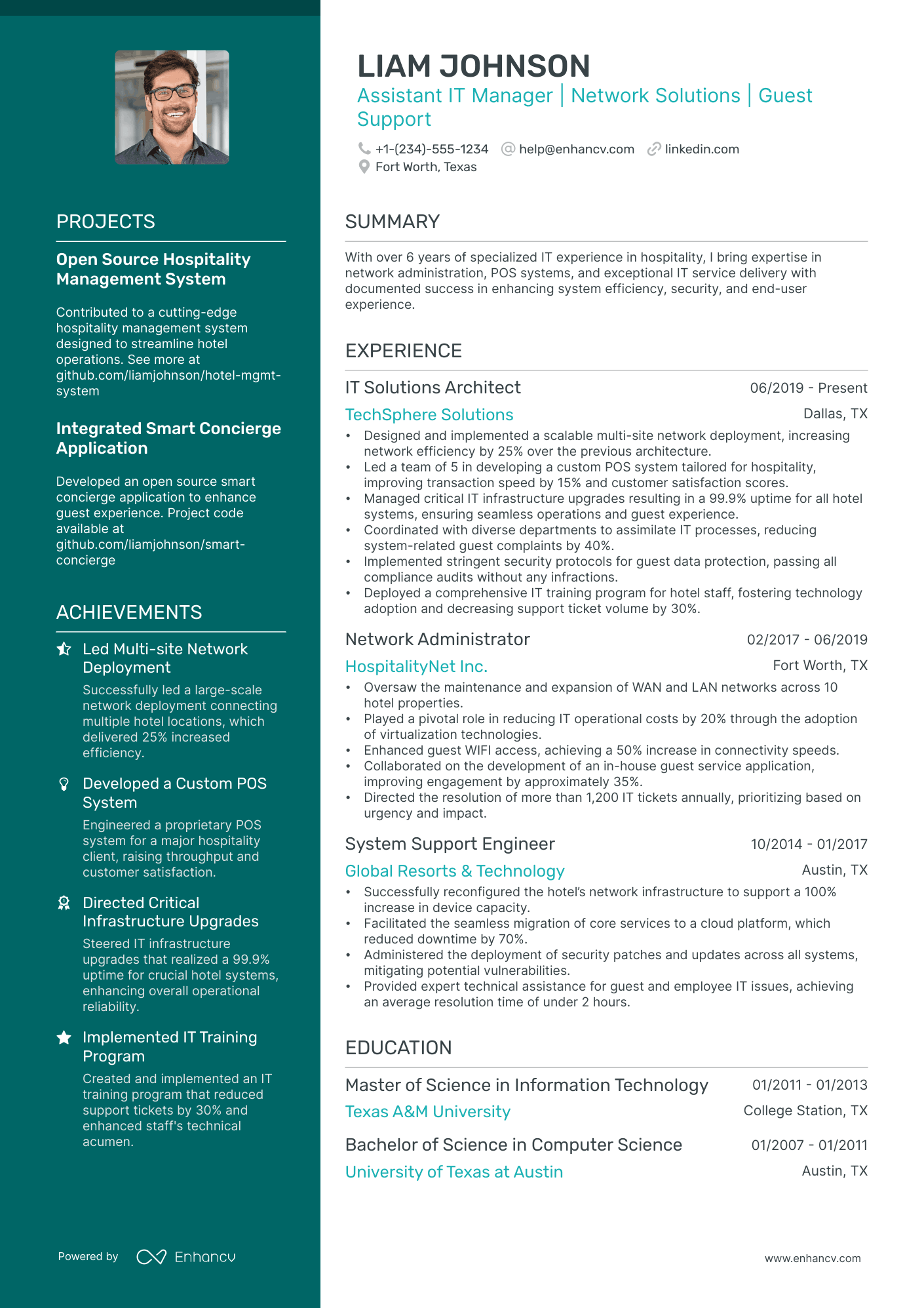 5 Assistant IT Manager Resume Examples & Guide for 2024