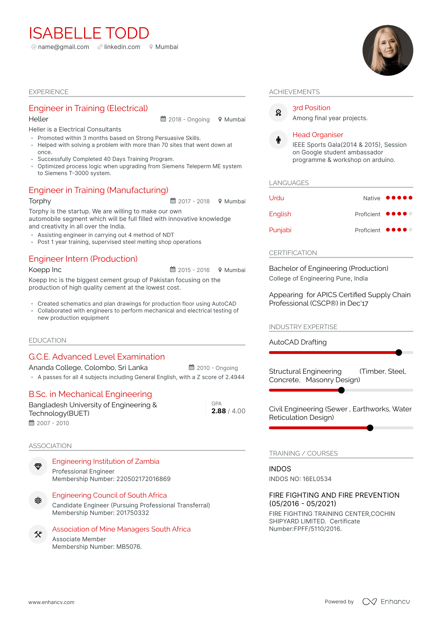 23 Engineering Resume Examples & Guide for 2024