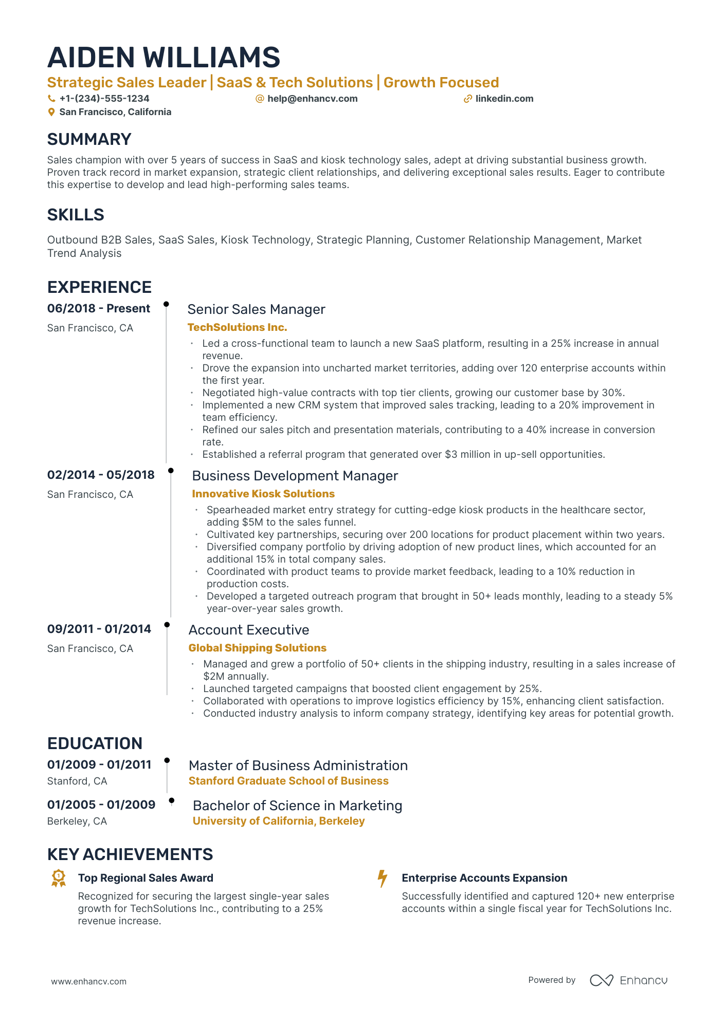 10 National Sales Manager Resume Examples & Guide for 2026