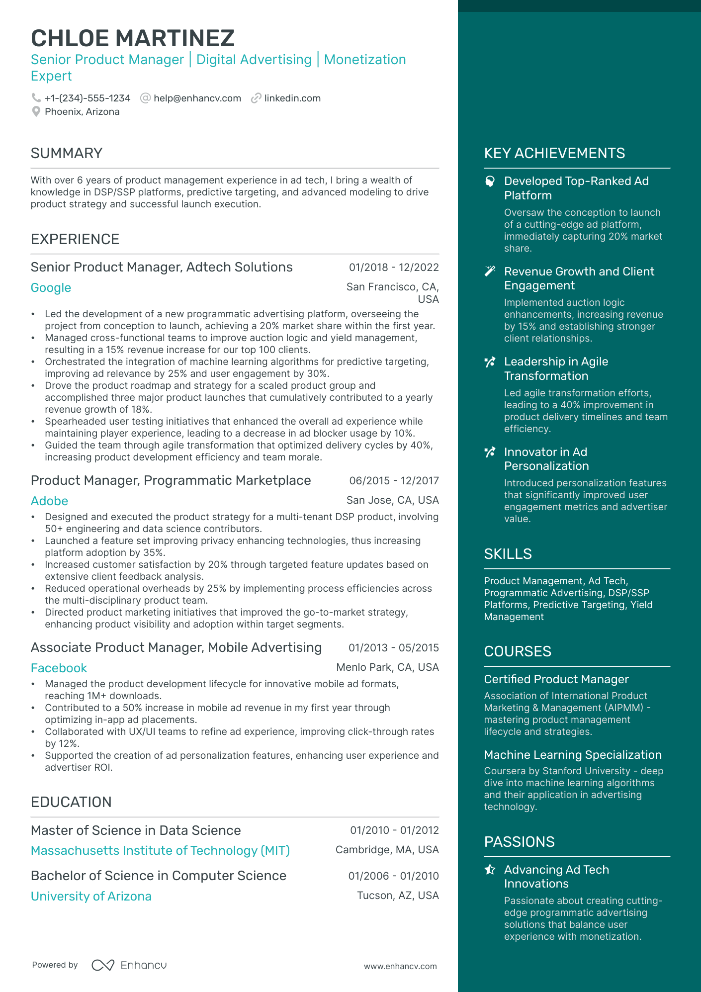 10 Principal Product Manager Resume Examples & Guide for 2026