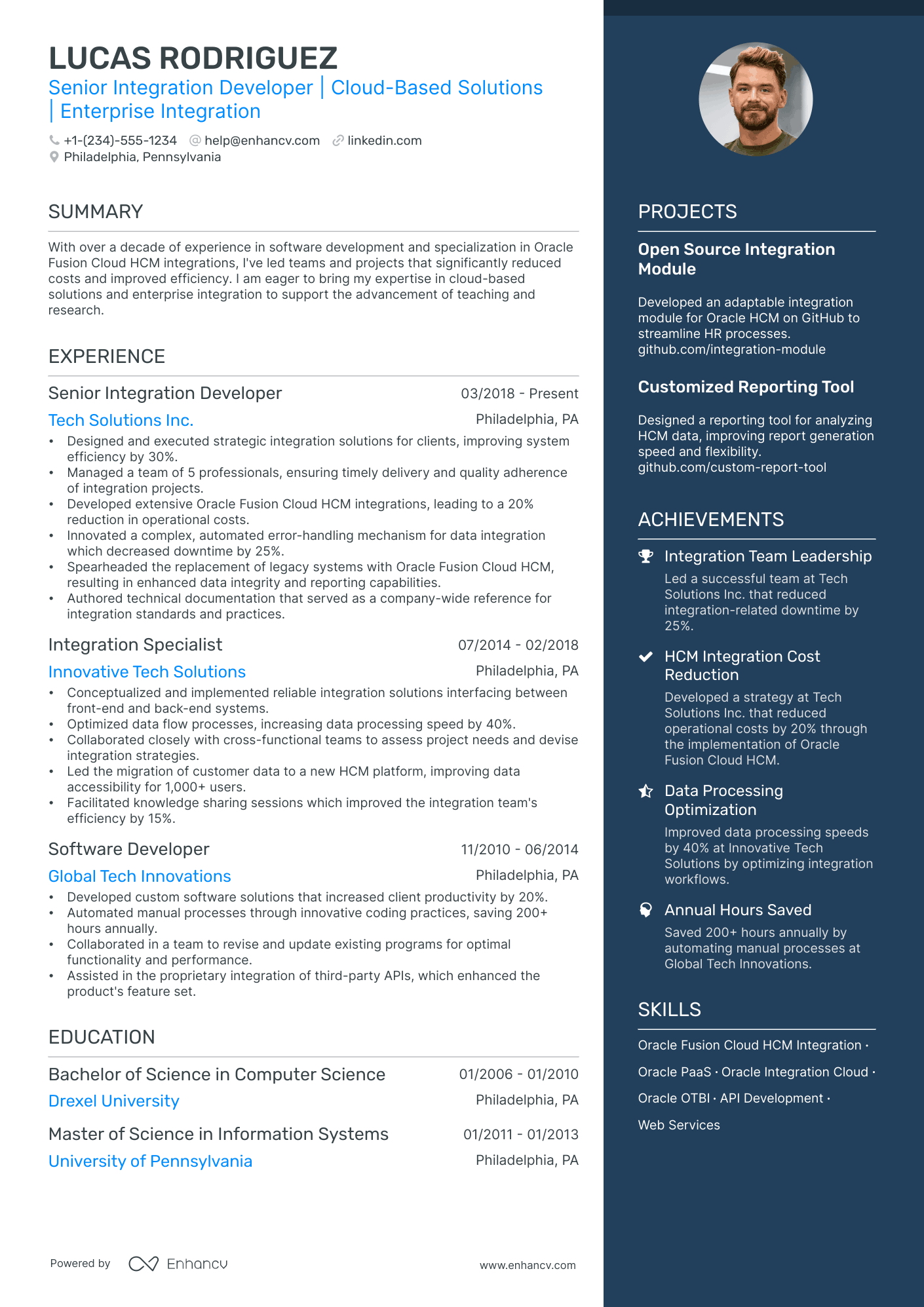 5 Integration Developer Resume Examples & Guide for 2024