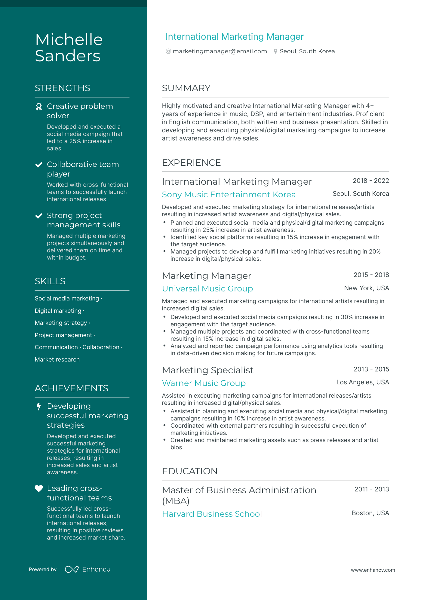 17 Marketing Manager Resume Examples & Guide for 2024