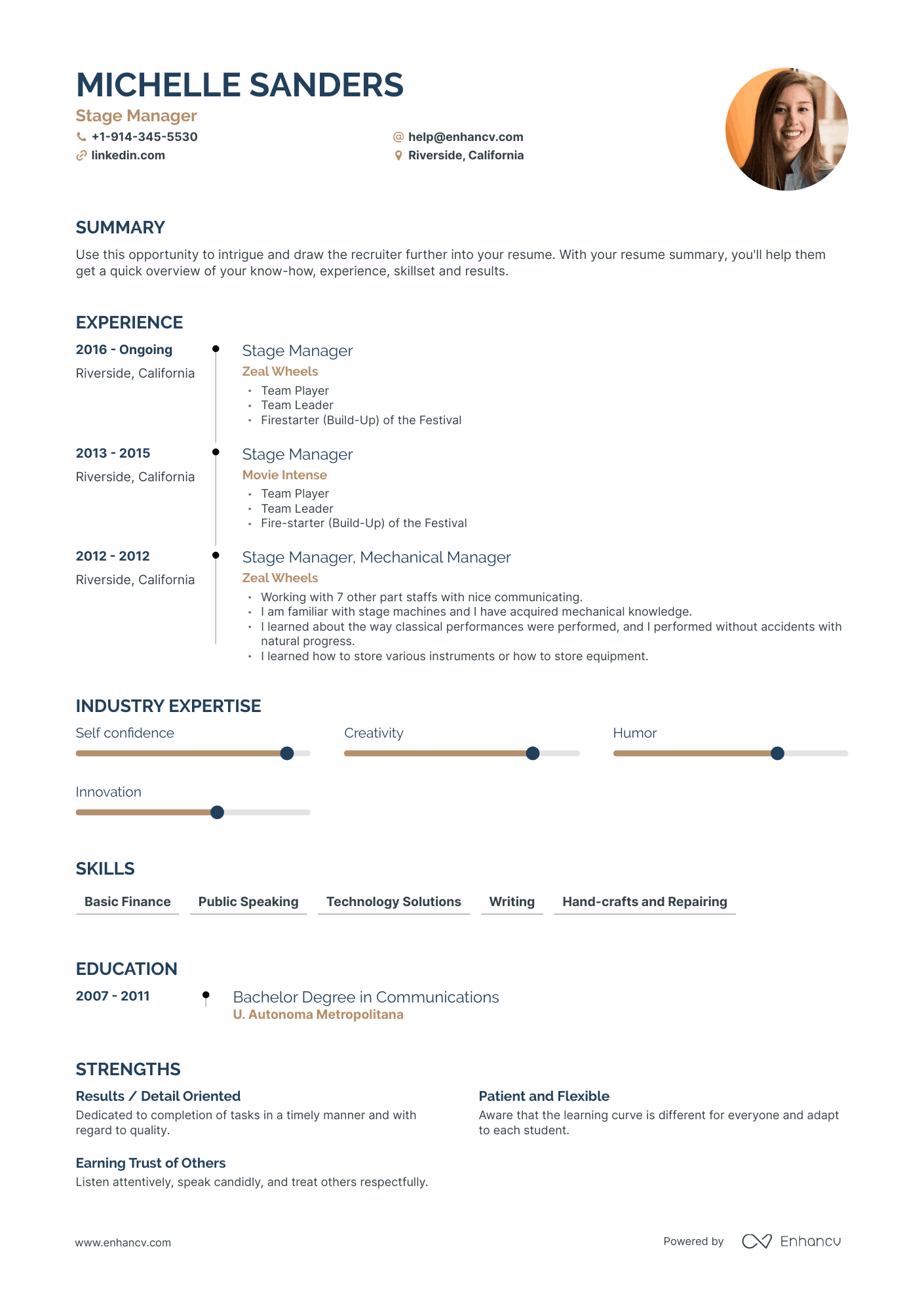 Stage Manager Resume Examples Guide For 2023 Layout Skills   AHR0cHM6Ly9jZG4uZW5oYW5jdi5jb20vcHJlZGVmaW5lZC1leGFtcGxlcy95NnYzUWZYazlROHJlODFXeW1JT3B1ZmNvcE9kZXZRZmloMlZoM1duL2ltYWdlLnBuZw~~. 