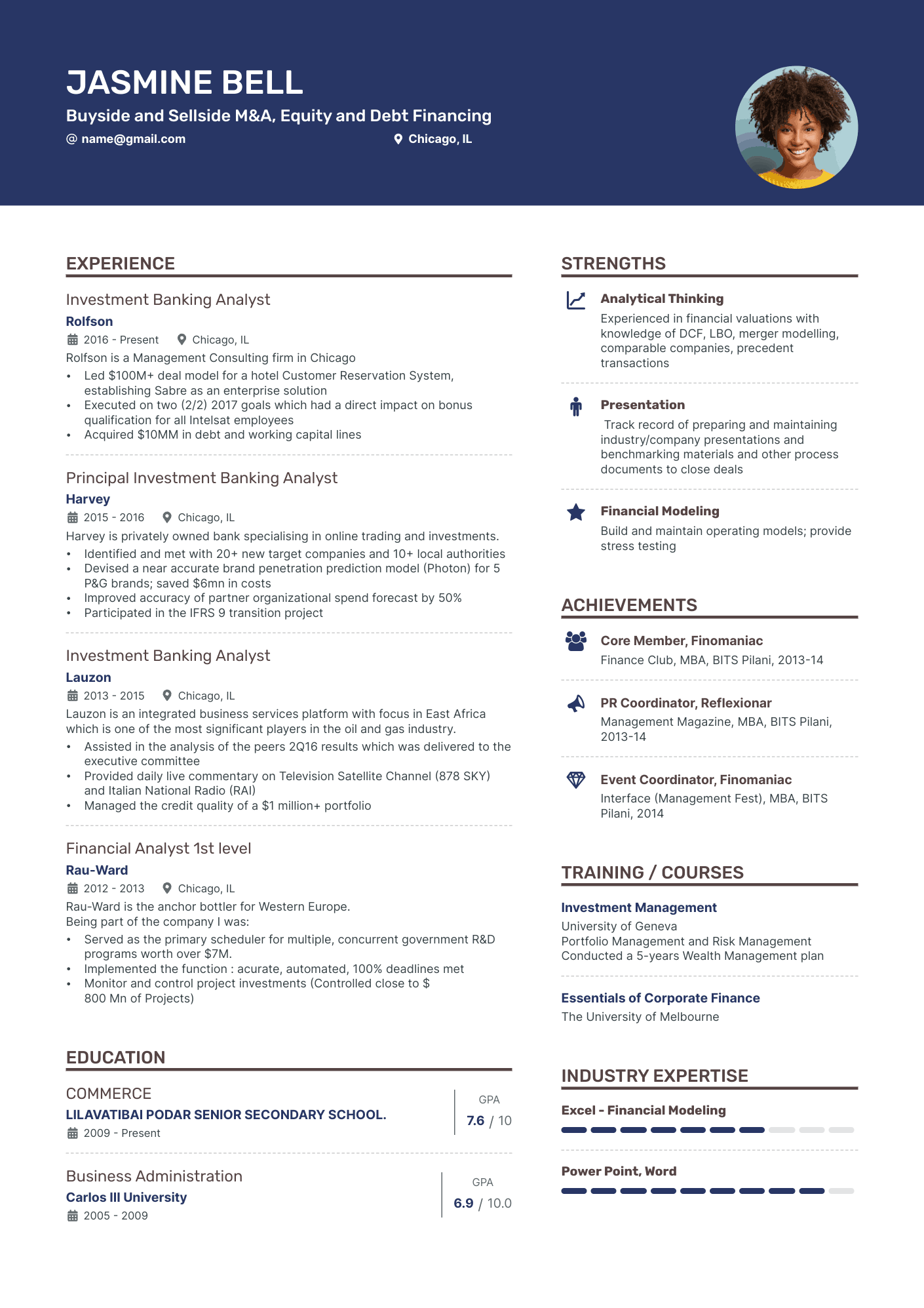 5 Investment Banking Analyst Resume Examples & Guide for 2024