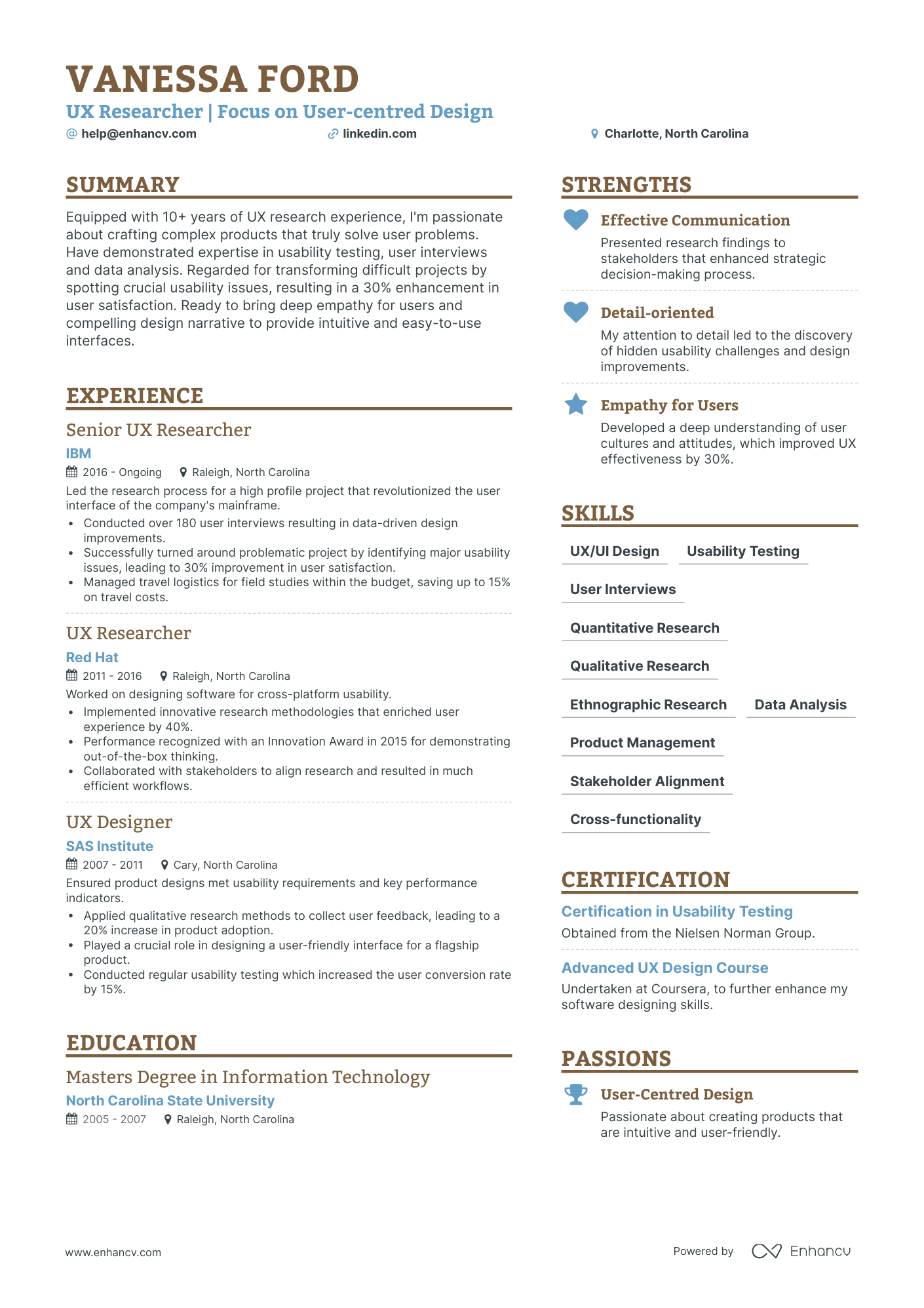 5 UX Researcher Resume Examples - AHR0cHM6Ly9jZG4uZW5oYW5jdi5jb20vcHJlZGVmaW5lZC1leGFtcGxlcy96ZWVVNzJudXJmUENnbXM0MHhURER4VlYyMHdrZWRRblBHRjF0Y1d0L2ltYWdlLnBuZw~~.
