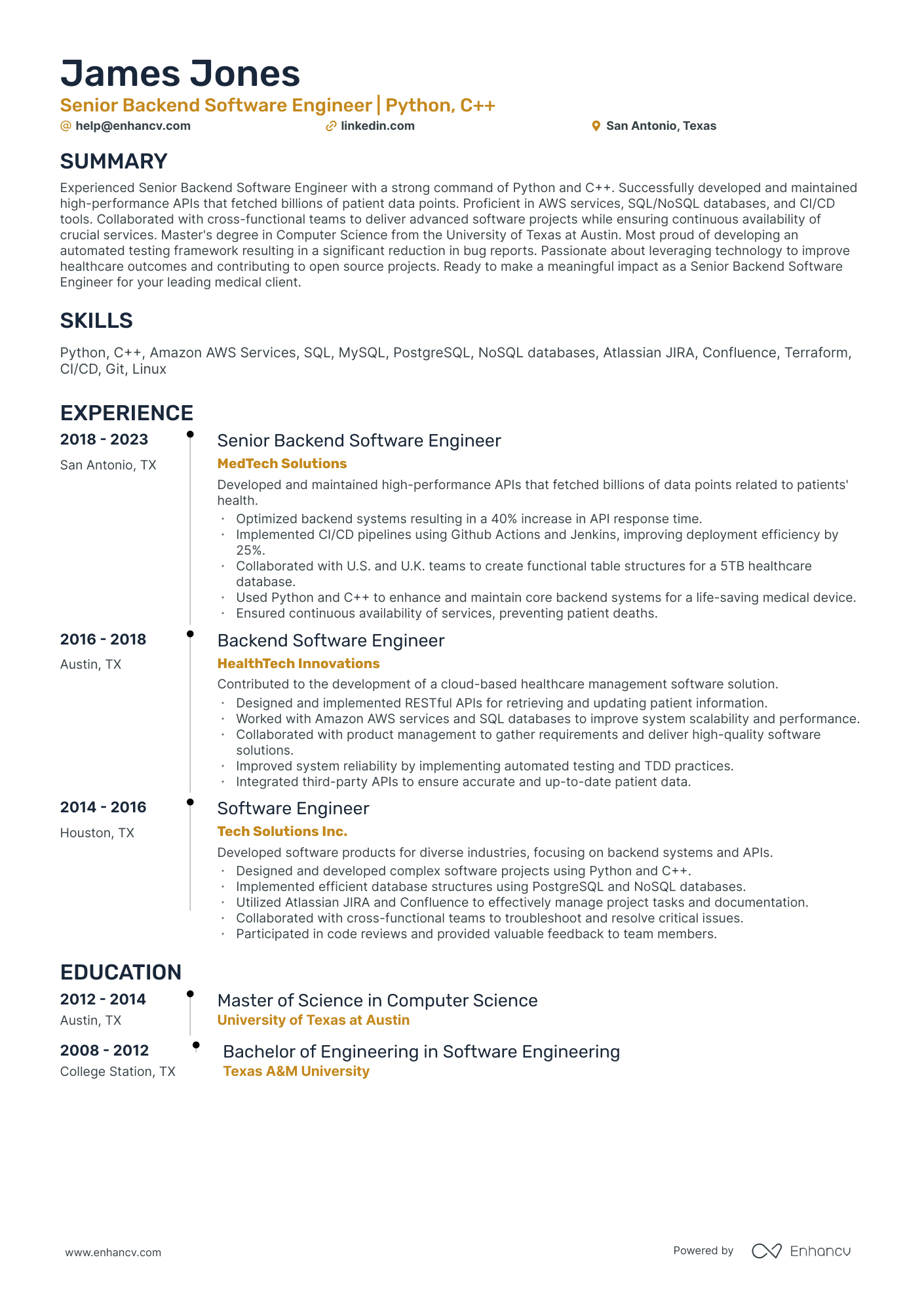 10 Lead Data Engineer Resume Examples & Guide for 2026