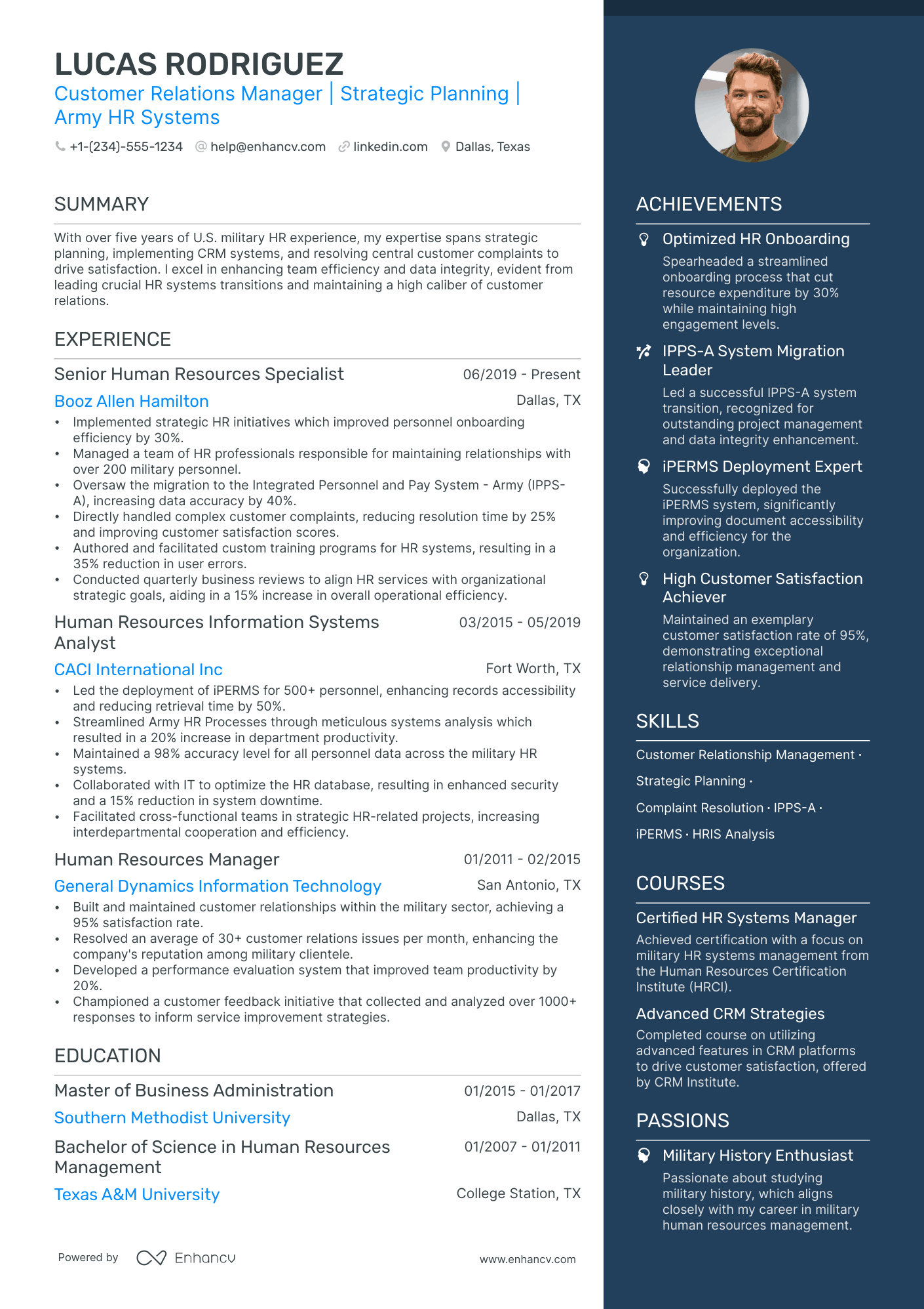 5 Customer Relations Manager Resume Examples & Guide for 2024